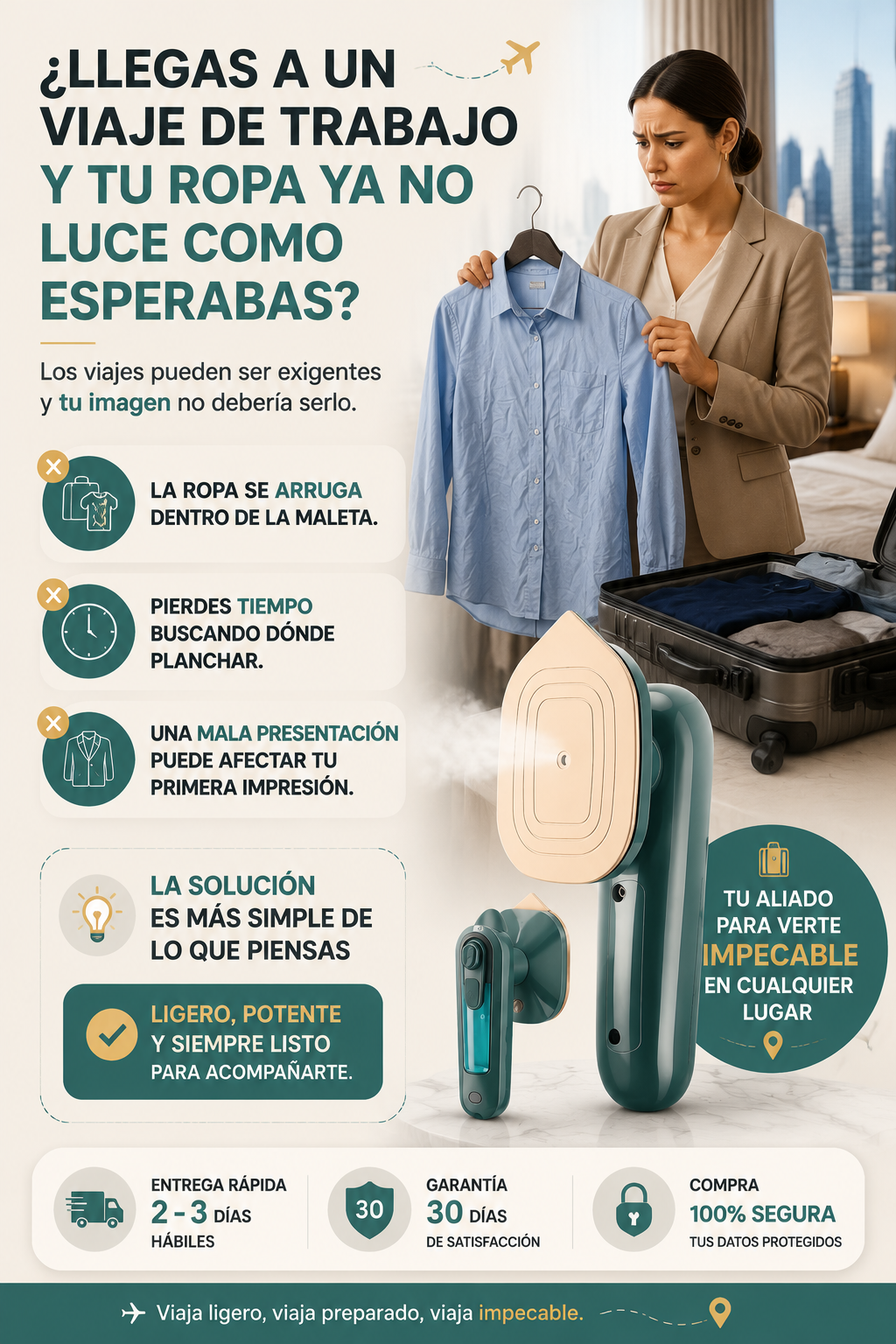 mini plancha viajera GlamPocket
