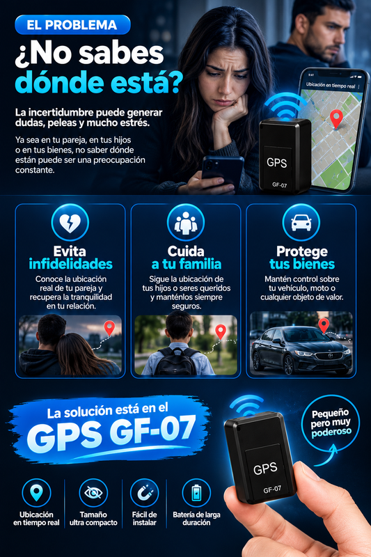 PROMO 2x1 Mini Rastreador GPS Trackora