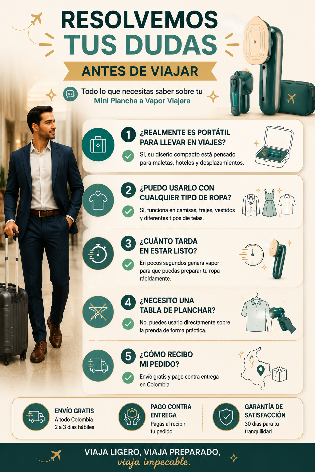 mini plancha viajera GlamPocket